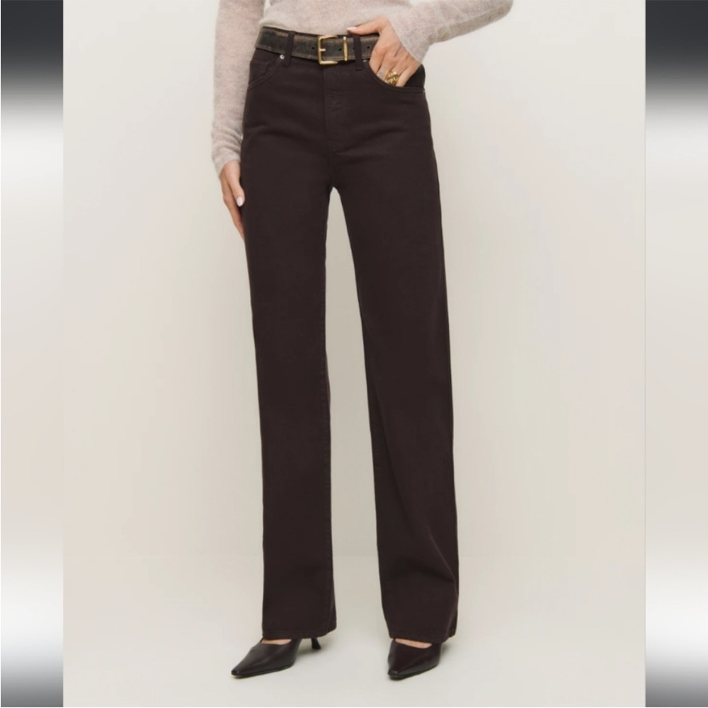 Reformation Val 90s jeans in brown